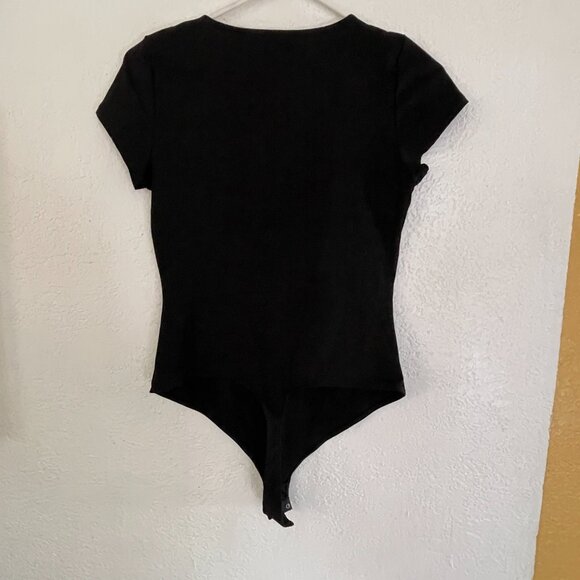 Free People Black Bodysuit ("Ready Or Not" Style), Size Large, NWT - Picture 4 of 6